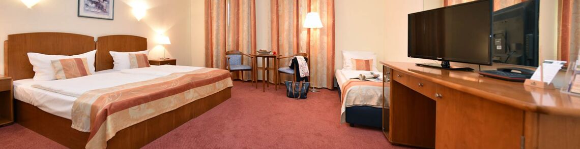 Dreibettzimmer im Hotel Moritz